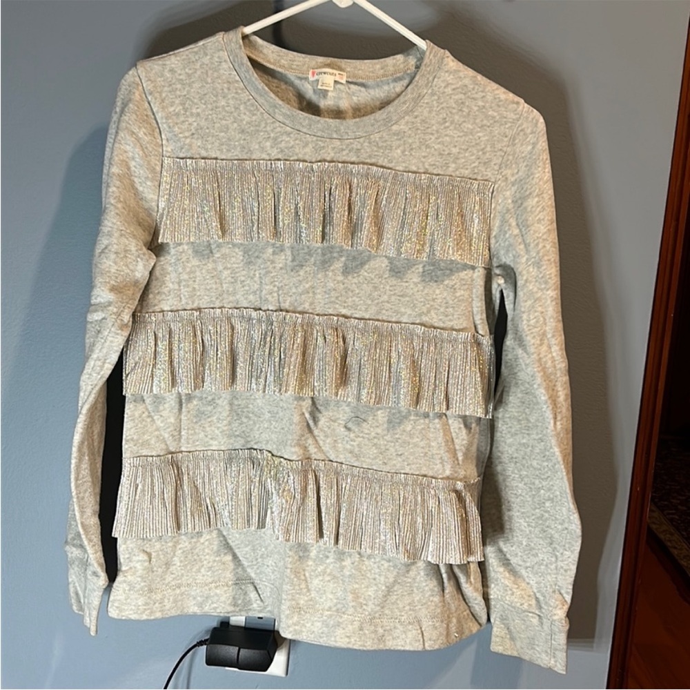 Light gray sweater girls kids size 16